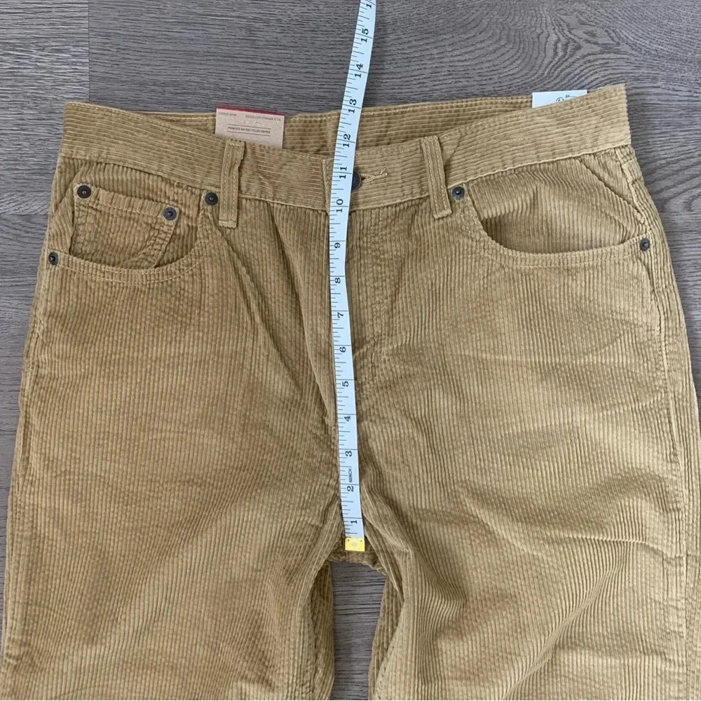 Leviāsā Low Pro Corduroy Jeans - Size 29x30 - Light Brown - NWT - Picture 7 of 11